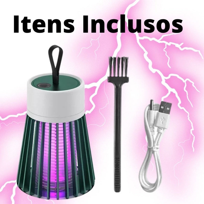 Lâmpada Elétrica Mata-Mosquitos Com Luz UV